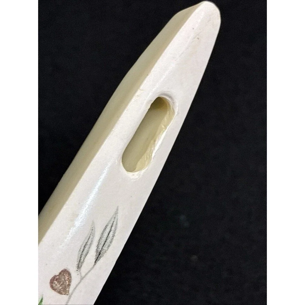 Vintage Peach Floral Icing Spreader Spatula Stainless Steel Household Japan MCM